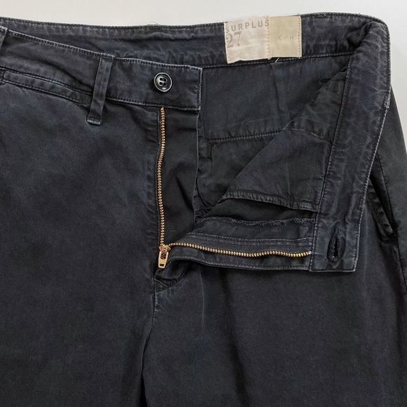 Citizens of Humanity Brooke Chino Pant Mid Rise Pockets Washed Black 27 - Picture 7 of 9